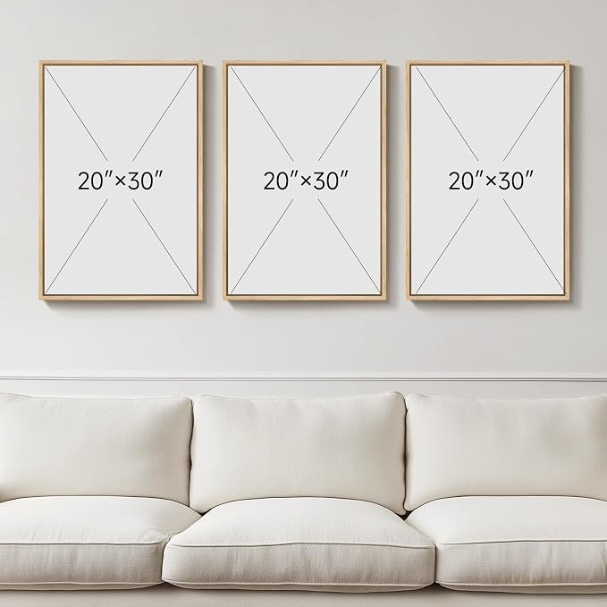 Large Framed Tropical Boho Wall Art - Image 3