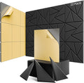 22 Pack Acoustic Panels with Self-Adhesive, Sound Panels High Density, by ROOME