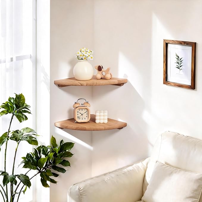 Gieanoo Floating Corner Shelves - Image 8