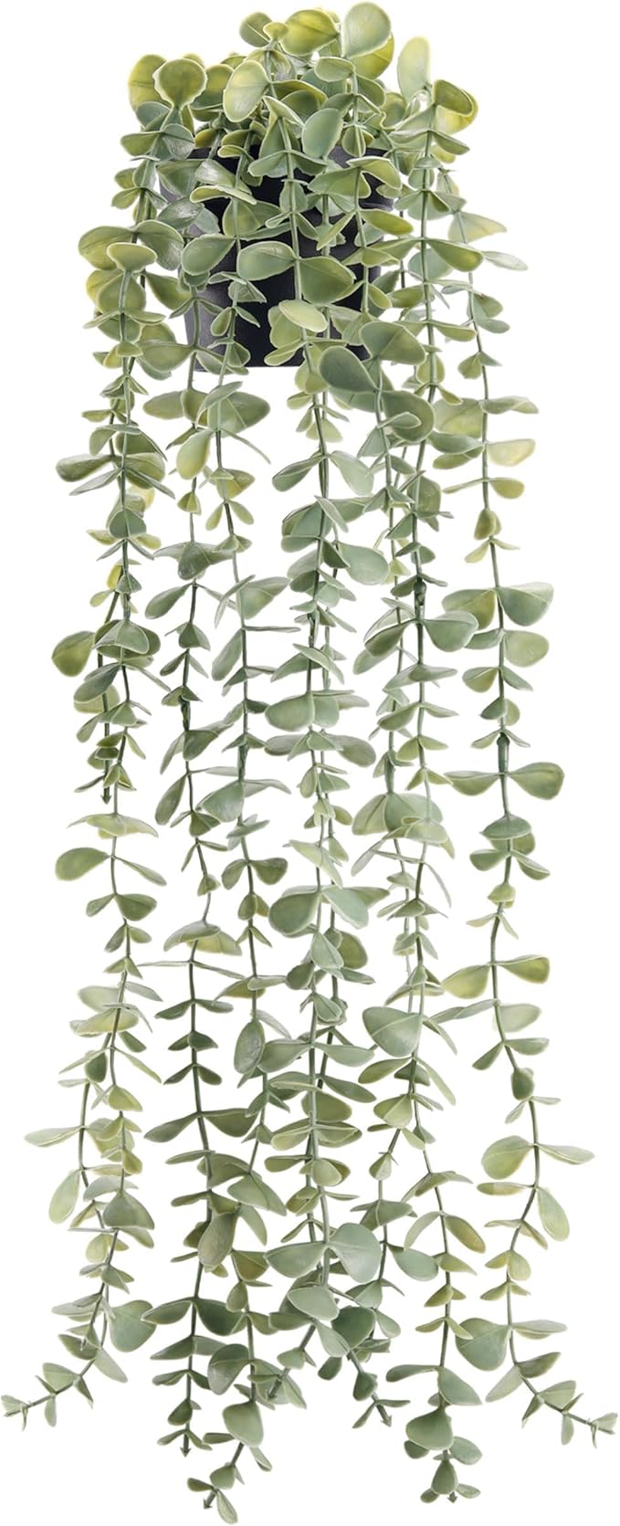 Der Rose 1Pcs Fake Plants Hanging Artificial Potted Faux Eucalyptus Plants by DerRose