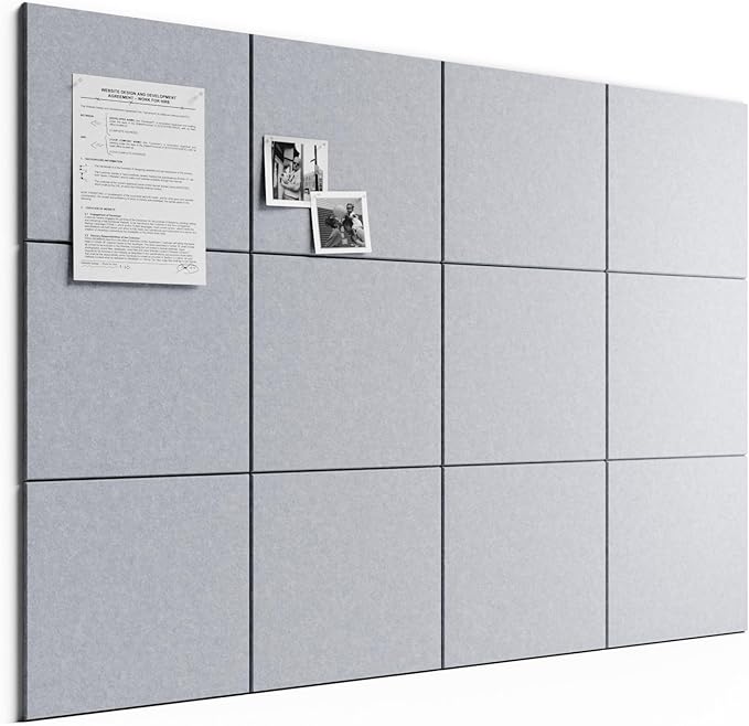 Bumusty Large Cork Board 48" x 36" Alternative by BUMUSTY