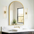 FICTOR Bathroom Mirror for Wall, Arched Vanity Bathroom Mirror for Over Sink by FICTOR