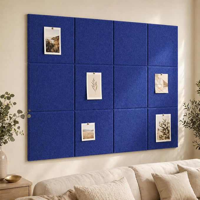 Large Cork Boards for Walls – 36" x 24" Self Adhesive Felt Wall Tiles - Image 7