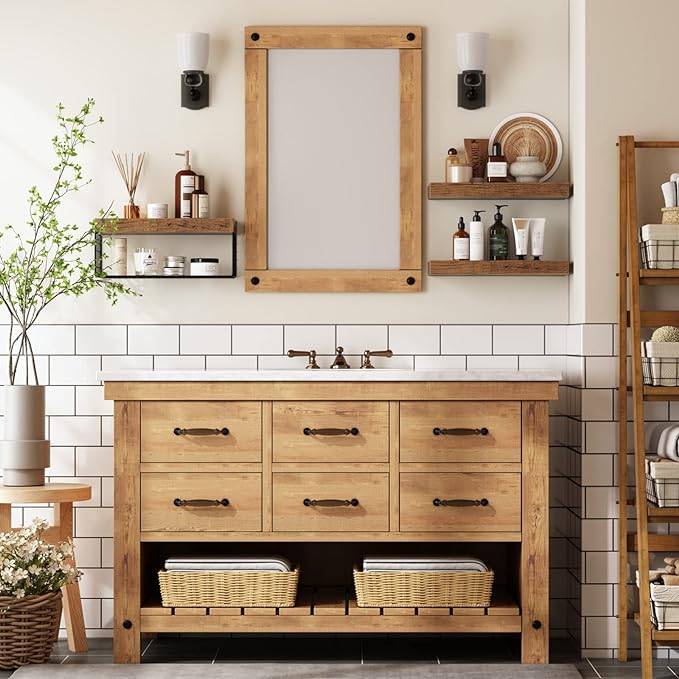 QEEIG Bathroom Shelves Over Toilet - Image 6