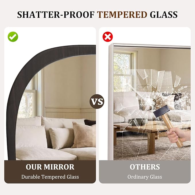 WallBeyond Asymmetrical Irregular Wall Mirror, Decorative - Image 5