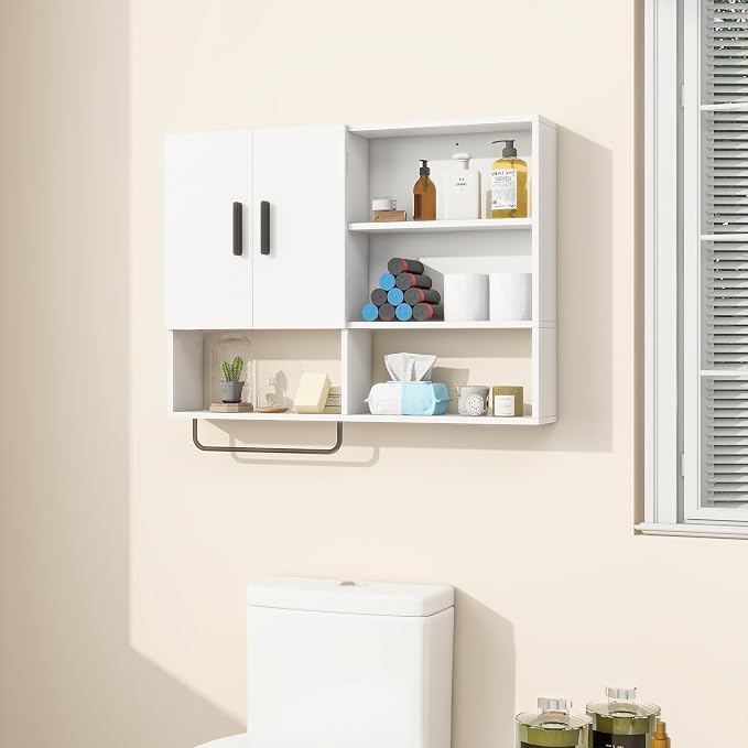 Medicine Cabinet, Wooden Bathroom Wall Cabinet - Image 6