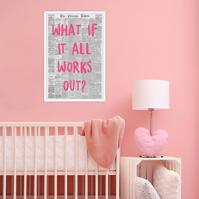 Liyark Retro Trendy Newspaper Canvas Wall Art - Image 3
