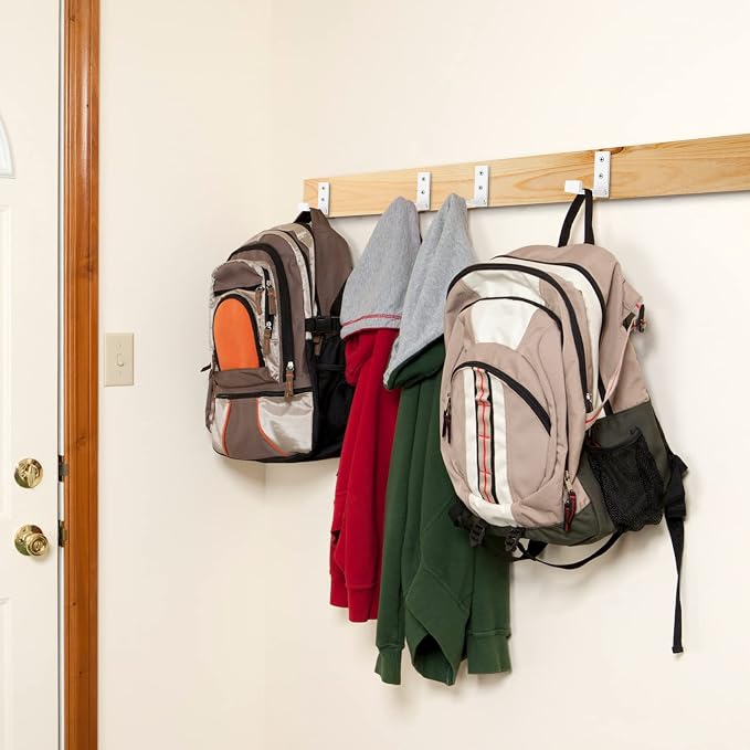Folding Coat Hooks, Foldable Adhesive Hooks, Headphone Jacket Holder, Aluminum - Image 7