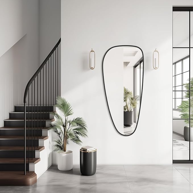WallBeyond Asymmetrical Mirror, Irregular Wall Mirror, Wall Mirrors Decorative - Image 3