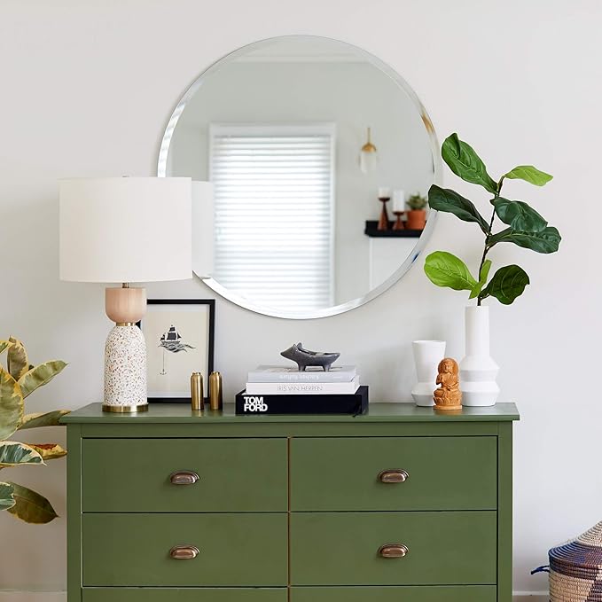 Better Bevel Frameless Round Mirror - Image 3