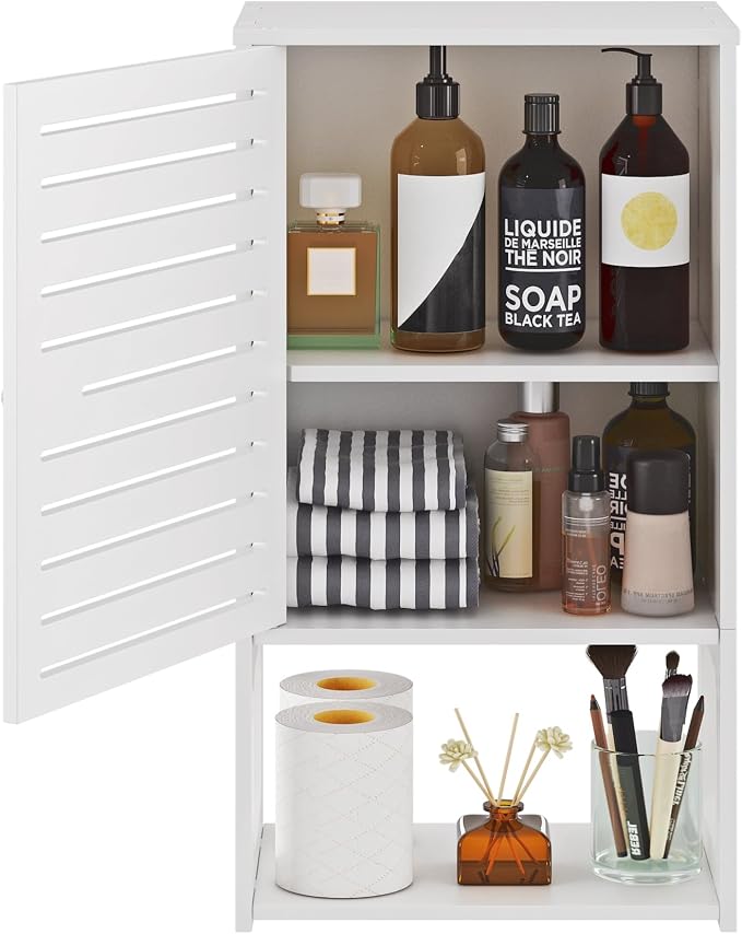 4-Tier Wall Bathroom Storage, Space-Saving Organizer - Image 8