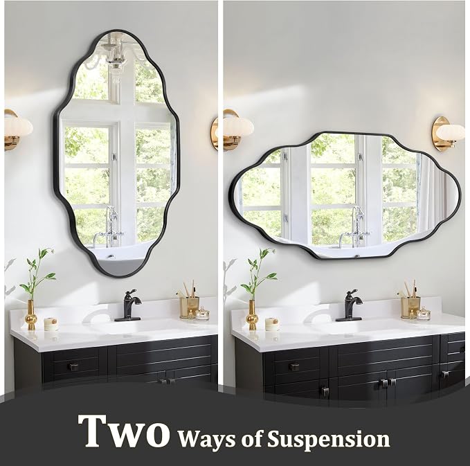 Scalloped Mirror for Bathroom - Image 5