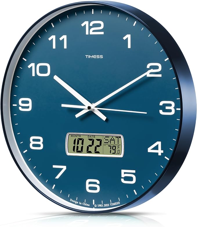 TIMESS Wall Clock, Ideal Modern Home, Office Decor by TIMESS