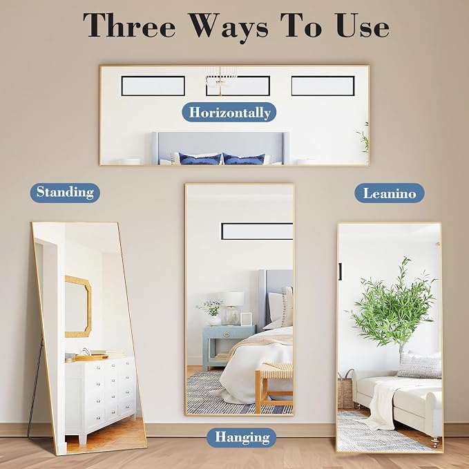 DUMOS 19"x58" Full Length Mirror - Image 6