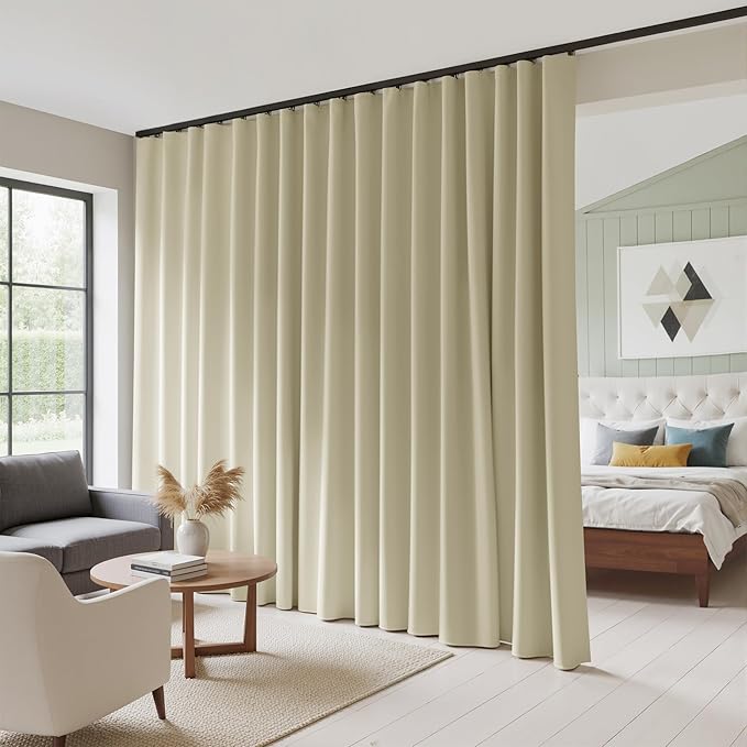 RYB HOME Extra Wide Blackout Curtain by RYBHOME