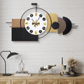 Luxury Modern Wall Clocks-Large Geometric Dial Wall Clock Battery Operated by Wecreatemoderndesign