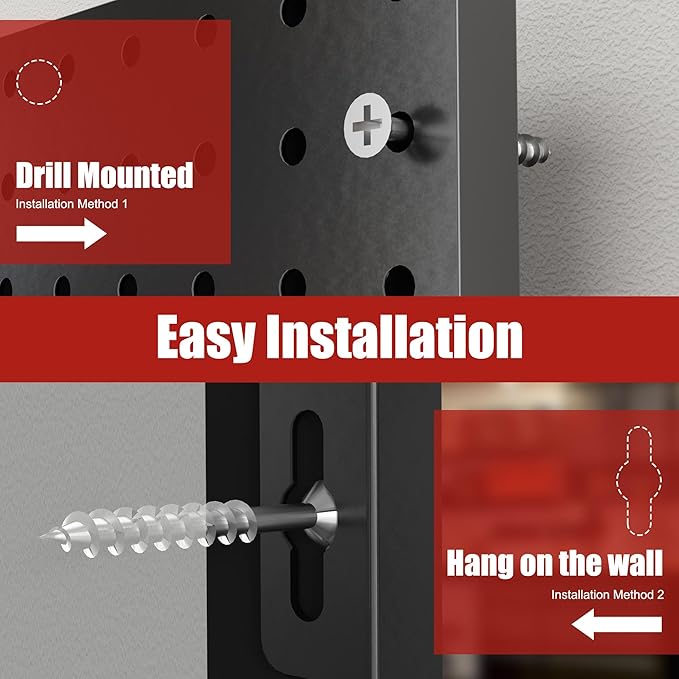4 Pack Metal Pegboard Panels - Image 6