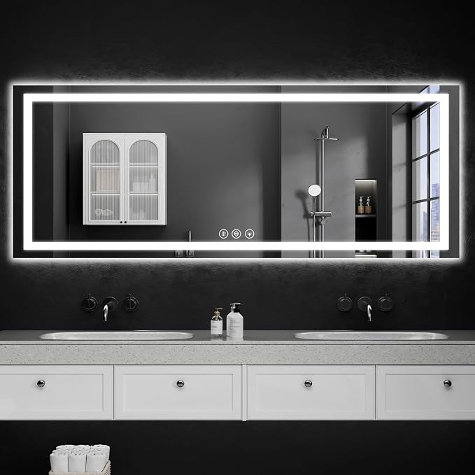 LED Bathroom Mirrors 28"x60" Bathroom Mirror - Image 9