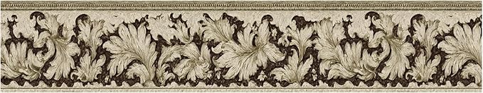 Grape Vine Wallpaper Border 196x4 Inch Peel and Stick Wall Border Purple Green - Image 2