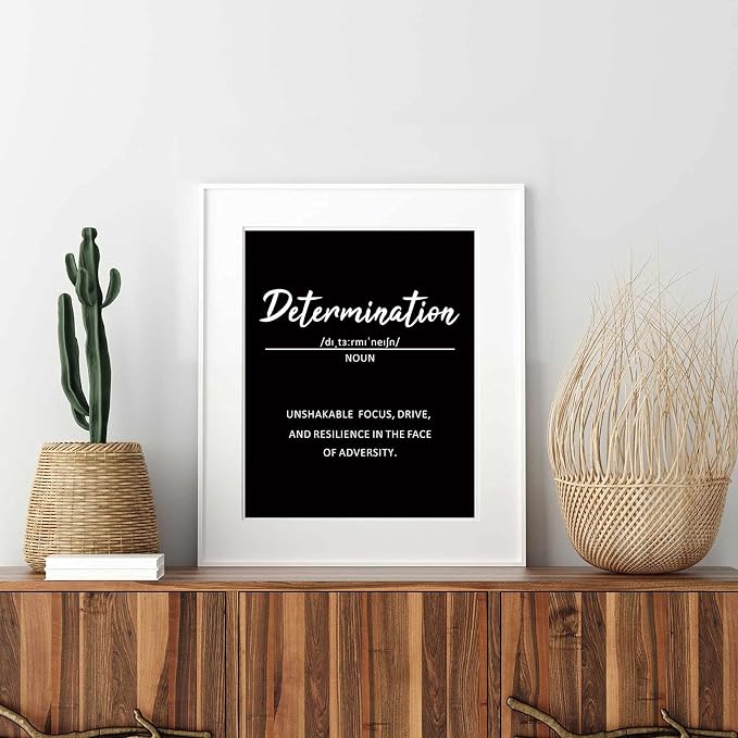 Outus 9 Pieces Inspirational Phrases Posters Wall Decor Motivational Sayings - Image 5