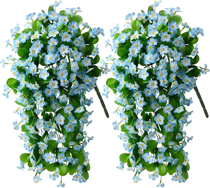 ZFProcess Artificial Fake Hanging Flowers Plants by ZFProcessArtificialFlowers