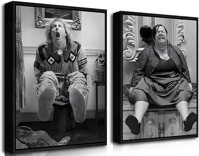 Funny Wall Art Set of 2 by ZNHARTWallArt