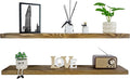 BGMG Wood Floating Shelves for Wall 42 inch Set of 2, Dark Walnut Floating by BGMG