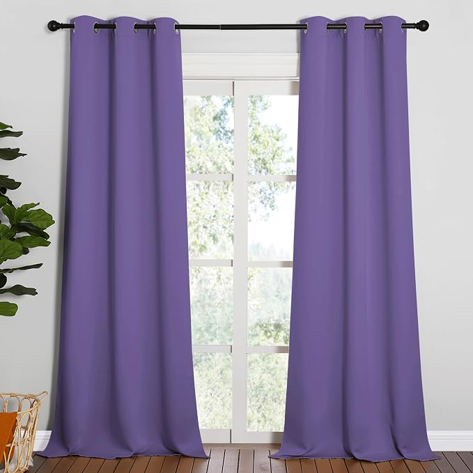 NICETOWN Patio Glass Door Blackout Curtains by NICETOWN