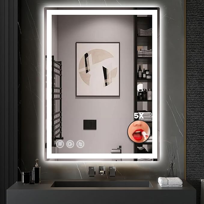 24"x 36" LED Bathroom Mirror by MEMOBARCO