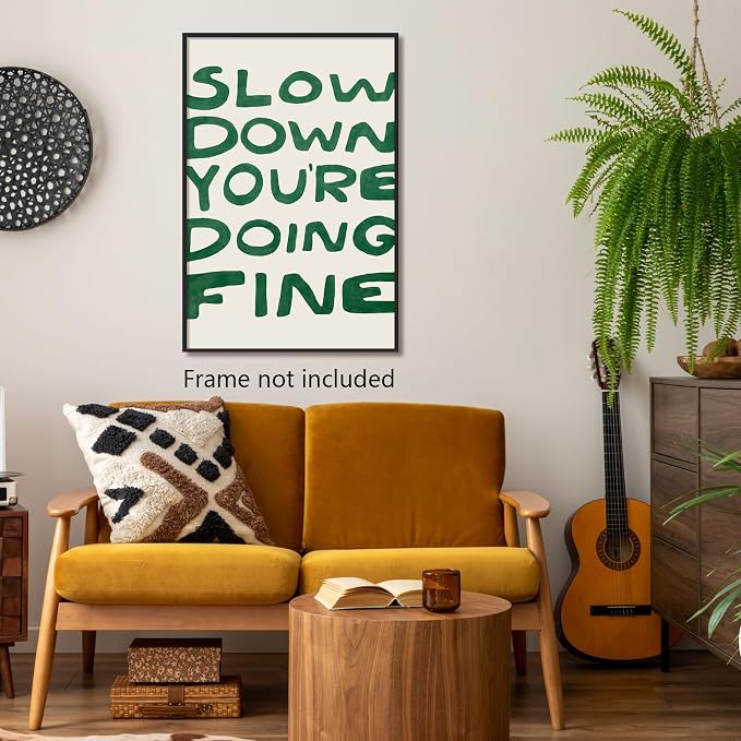 Yaasilinage Daily Reminder Positive Canvas Wall Art, Positive Affirmations Wall - Image 4