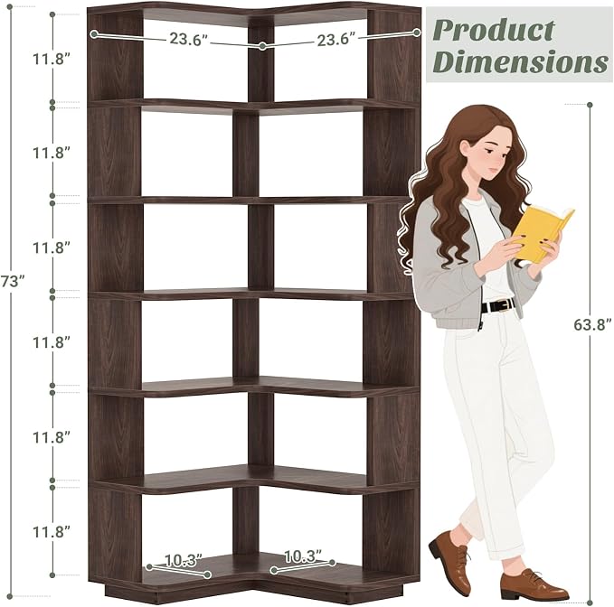 Armocity Corner Book Shelf - Image 3