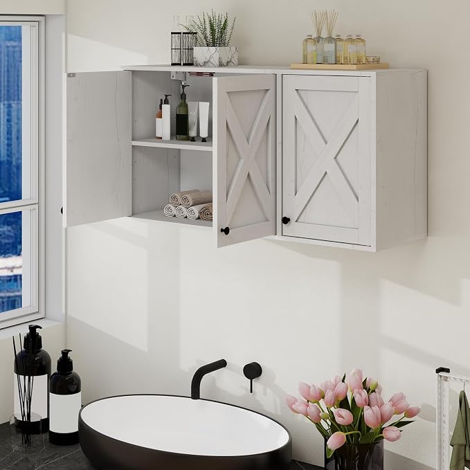 YOURLITE Laundry Cabinet, Medicine Cabinet, Bathroom Kitchen Storage Wall - Image 6