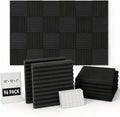 96 Pack Allxinlog Absorb the echo Acoustic Foam Panel Wedge Studio by XIN%26LOG