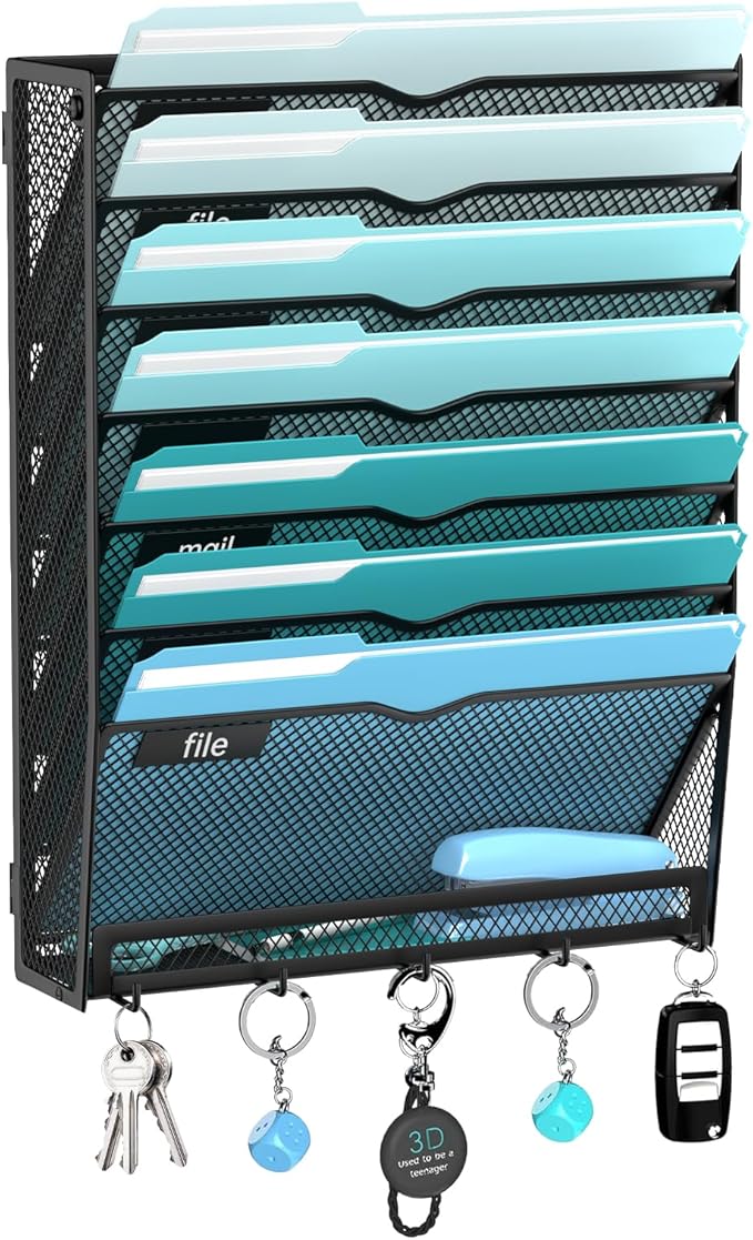 8-Tier Hanging Wall File Organizer by JMHUD