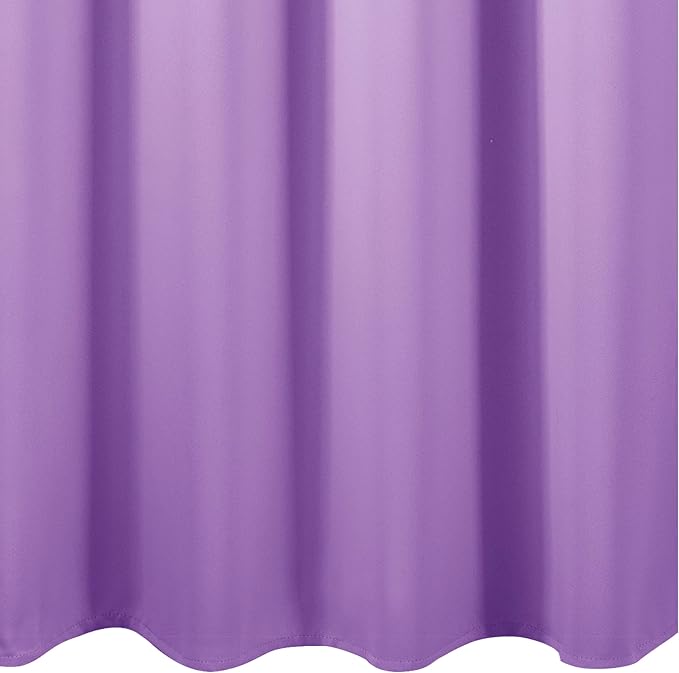 LEMOMO Lavender Blackout Curtains 66 x 63 Inch Length/Set of 2 Curtain - Image 9