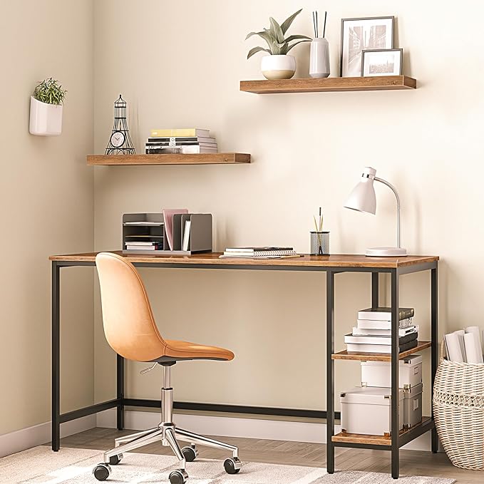 HOOBRO Floating Shelves for Wall, Wall Mounted Shelf Set of 2, 23.6" Hanging - Image 6