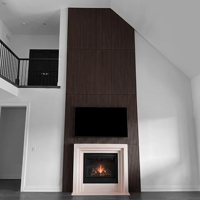Wood Slat Acoustic Wall Panels-3D Fluted Sound Absorbing Panel - Image 7