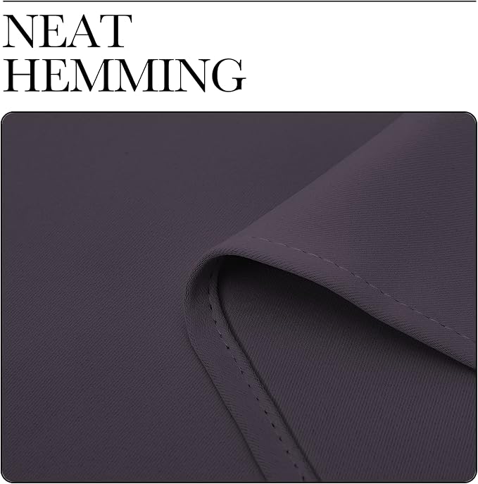 NICETOWN Greyish Purple Blackout Curtains 68 inches Length - Image 6