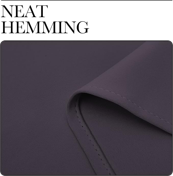 NICETOWN Greyish Purple Blackout Curtains 78 inches Length - Image 6