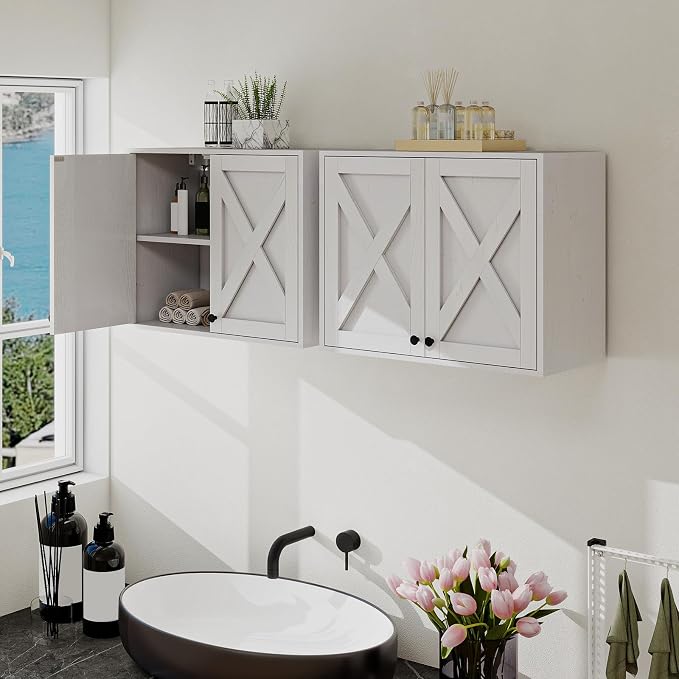 YOURLITE Laundry Cabinet, Medicine Cabinet, Bathroom Kitchen Storage Wall - Image 8