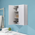 VANIRROR White Wall Mount Cabinet, MDF Over the Toilet Storage Cabinet by VANIRROR
