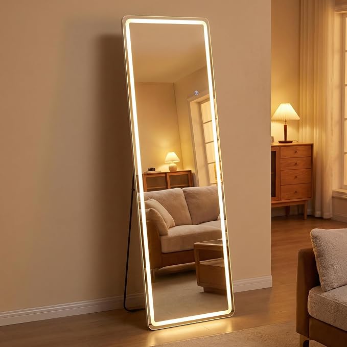 64"x21" LED Full Length Mirror by Chiiva