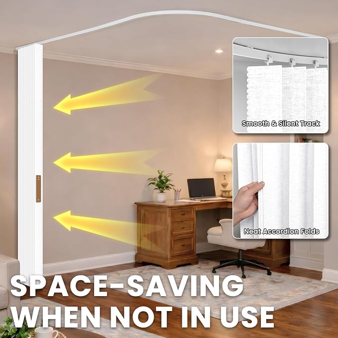 100% Blackout Room Divider Curtains Screen Partitions - Image 4