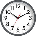 DAXSMY Wall Clock Small Analog 8 Inch Silent Non Ticking Battery Operated by DAXSMY