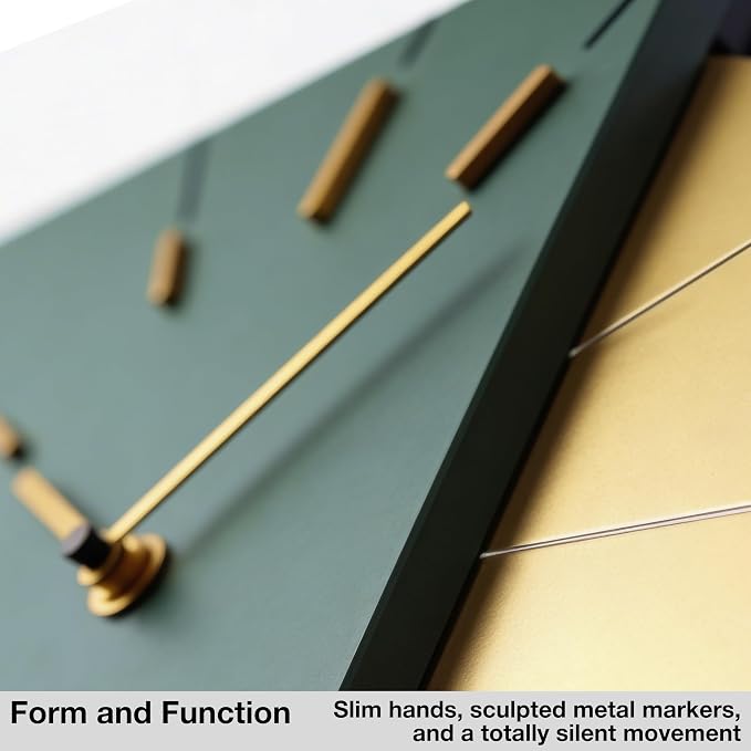 Driini Clocks Mid Century Modern Wall Clock - Image 4