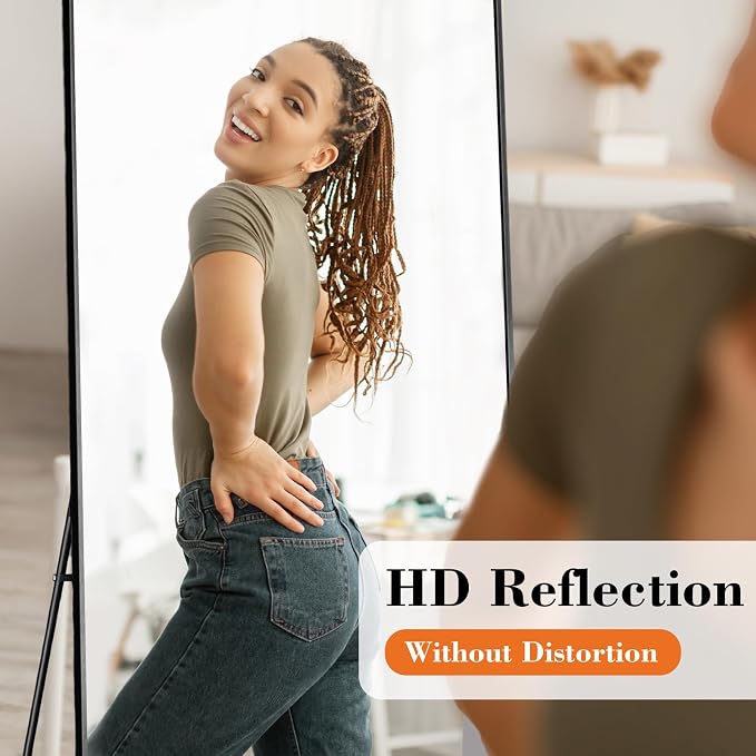 Mirror Full Length, Upgraded 21"x64" Body Wall Mirrors - Image 4