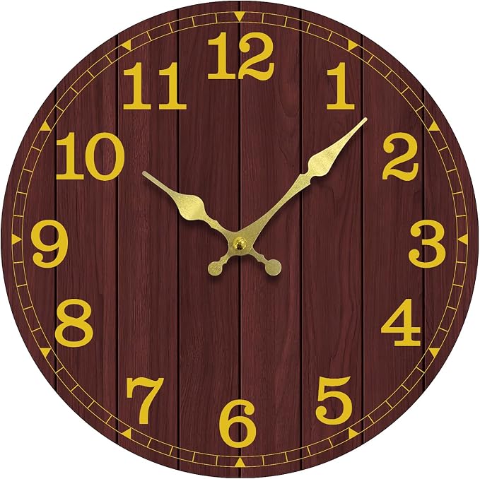 Wall Clock, Modern Wall Clocks Battery Operated, Silent Non Ticking Clock by wallclock