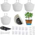 5 Pack Resin Wall Hanging Planter Pot Vertical Garden Living Wall Mount Window by OrimercGarden