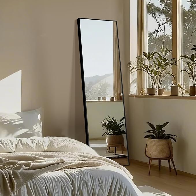 Delma Wall Full Length Mirror, Standing Mirror Full Body, Large Floor - Image 7
