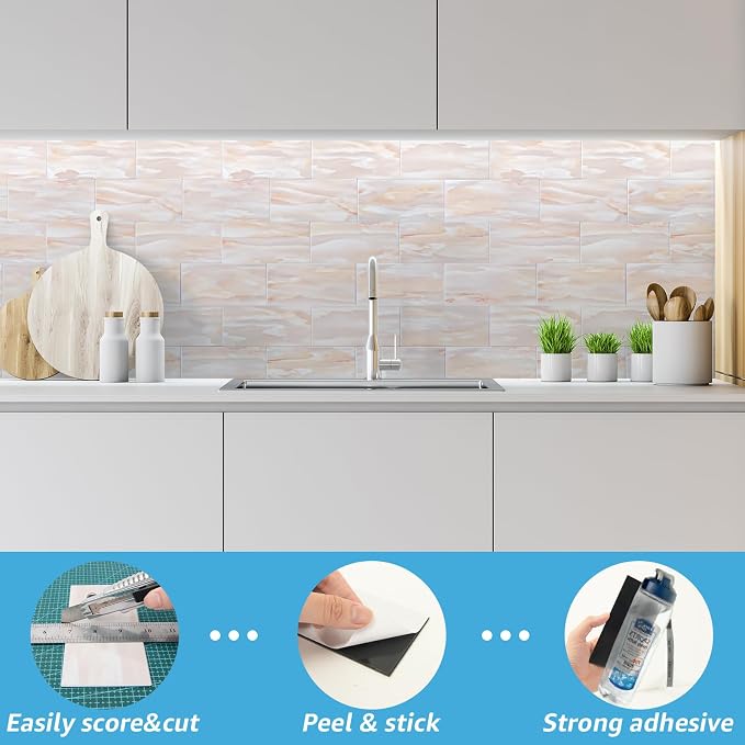 Art3d 102-Piece Peel and Stick Wall Tile - Image 5